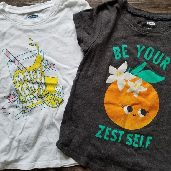 🌸 Old Navy 3T Food T Shirt Bundle - Picture 2 of 3